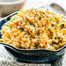 This deviled egg macaroni salad is perfect for all your summer gatherings. Deviled Egg Macaroni Salad Jo Cooks