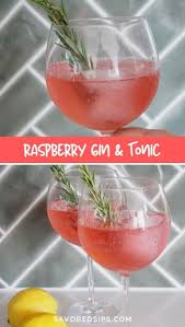 Raspberry Lemon Gin Tonic Recipe In 2020 Gin And Tonic Gin Tonic Recipe Gin Tonic Cocktails