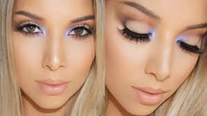 Smokey Eyes With A Pop Of Color Lustrelux Dramatic Eye Makeup Blue Eye Makeup Tutorial Wedding Eye Makeup