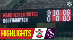 Fantastic for man utd's goal difference but what a despicable reflection on the attitude and commitment of southampton players. Reds Run Riot Against The Saints Manchester United 9 0 Southampton Highlights Premier League Youtube