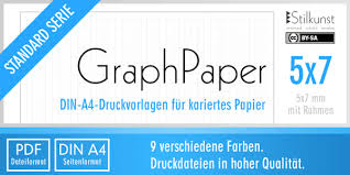 Er ist 4fach gelocht und spiralgebunden. Druckvorlage Din A4 Kariertes Papier 5x7 Mm Stilkunst De