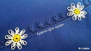 280 Model Cok Guzel Papatya Igne Oyasi Modeli Anlatimli Yapilisidiy Oya Ornekleri Oya Tig Isleri