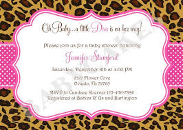 Little Diva Baby Shower Invitation Invite Pink And Gold Girl Baby Shower Baby Sprinkle Animal Print Cheetah Printable Leopard Baby Showers Baby Shower Invitations Invitations