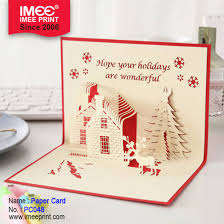 They are unconventional and attractive. China Imee Wholesale Handmade Christmas Pop Up Card Custom Greeting Card Personalized Christmas Cards Christmas 3d Pop Up Card China Gift Card Customized Paper Card