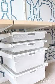 Busy lives become so much simpler with elfa® shelving solutions in every room of your home. The Elfa Shelving Installation Process One Room Challenge Week 4