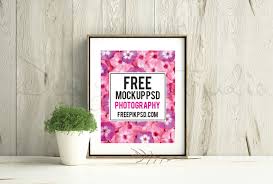 Free realistic us letter paper mockup. Free Photography Frame Mockup Psd On Behance