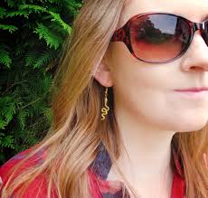 Snake Earrings, Stainless Steel Jewelry, Quirky Dangle Earrings Hoops or  Clip