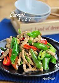 carol 自在生活 角椒炒肉絲 asian recipes chinese cooking cooking recipes
