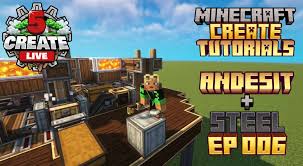 I Built A Fast Andesite Farm In Minecraft Create Mod - Youtube