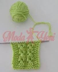 Ornek 5 Ilmekten Olusur 1 Sira 1 Ters 3 Duz 1 Ters 2 Ve Tum Arka Siralarda Duzu Duz Tersi Ters Or 3 Sira 1 Ters 1 Dola 3 Orgu Baby Knitting Patterns Krose