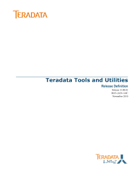 The fault can only be detected when the engine is not running. Teradata Tools And Utilities Release Definition Release 13 00 01 Manualzz