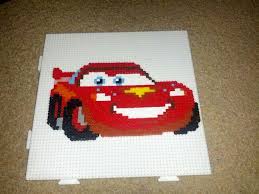 Your lightning mcqueen stock images are ready. Lightning Mcqueen From Mini Hama Beads For Mieke Mini Hama Beads Hama Beads Design Perler Beads