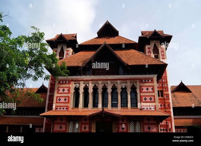 Napier Museum Palace in Trivandrum city of Kerala Built in 1880 Historical and Architecture Royal masterpiece of Ancient India Stock Photo - Alamy