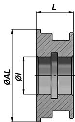 Piston For Single Acting Cylinder Ctse Type Contarini