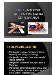 Kursus ini membincangkan hubungan etnik di malaysia dengan memfokuskan kepada perspektif kesepaduan sosial. Bab 1 Malaysia Kesepaduan Dalam Kepelbagaian Compatibility Mode