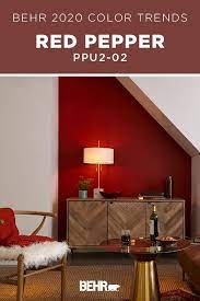 Behr Paint In Red Pepper From The