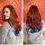 Blue Dye Over Natural Red Hair