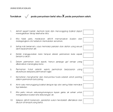 Peperiksaan pertengahan tahun pendidikan kesihatan pk tahun 6 via www.slideshare.net. Soalan Peperiksaan Akhir Tahun Darjah 1 Pendidikan Kesihatan 3 Glorios As Palavras