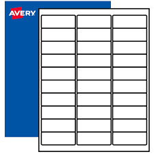 Avery address label template 5160. 1 X 2 5 8 Printable Labels By The Sheet In 25 Materials Avery