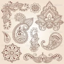 Depositphotos 8410127 Henna Mehndi Paisley Flowers Doodle Vector Design Elements Jpg 950 950 Henna Doodle Henna Tattoo Designs Henna Designs