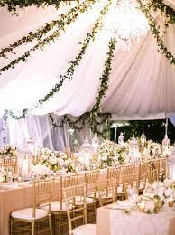 Hanging flowers from your wedding tent (like these) is a fun and unexpected touch. 11 Fancy Tented Wedding Decoration Ideas To Stun Your Guests Elegantweddinginvites Com Blog