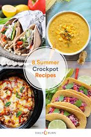 Mix up veggies, chicken, and cauliflower rice for a quick, easy, and healthy summer dinner recipe. 8 Quick And Healthy Crockpot Recipes For Summer