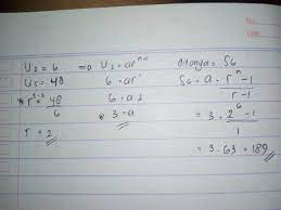 Suatu Deret Geometri Memiliki Suku Kedua Dan Suku Kelima Berturut Turut Adalah 6 Dan 48 Jumlah 6 Brainly Co Id