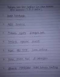 Buku bahasa lampung kelas 7 kurikulum 2013kumpulan rpp kurikulum 2013 dan ktsp. Yang Tau Bahasa Lampung Tolong Bantu Dong Buat Dikumpul Sekarang Brainly Co Id