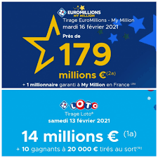 Le résultat est le suivant 16 40 13 11 34 et les étoiles 1 et 12. Facebook