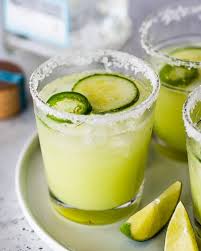 Cucumber Margarita Recipe Only 5 Ingredients Isabel Eats Recipe Cucumber Margarita Margarita Recipes Mexican Food Recipes Easy