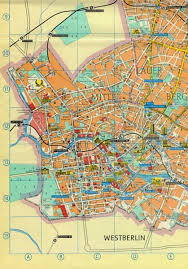 East Berlin City Map With Berlin Wall In 1984 East Berlin Cartography Map Berlin City