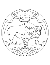 The spruce / miguel co these thanksgiving coloring pages can be printed off in minutes, making them a quick activ. Bison Coloring Page For Kids