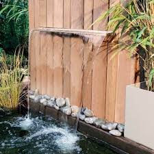 Ubbink Niagara Waterval 60 Cm Met Led Strook In 2020 Tuin Waterpartijen Waterpartij Vijver Waterval