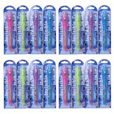 Maleden Invisible Ink Pen Spy Pen With Uv Light Magic Marker Kid Pens For Secret Message And Party Goody Bag Filler Pack Of 16