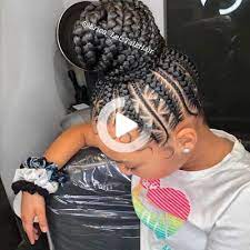 Lovely African Braids Hairstyles For Black Women African Braids Hairstyles Braided Bun Hairstyles African Braids