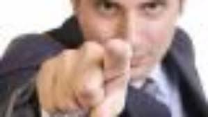 Pointing the finger at bad customer service