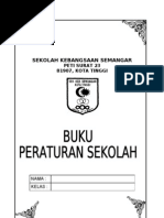 Peraturan sekolah tentang tata tertib peserta didik. Buku Peraturan Sekolah