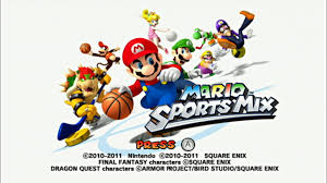 In mario sports mix, black mage and the other four final fantasy characters return. Check Out Images From The Digital Version Of Mario Sports Mix Wii Launched This Week At The Wii U Eshop Startlr Tech Blog