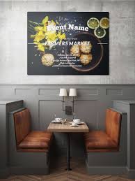Download Free Download Restaurant Wall Poster Mockup Poster Mockup Poster Wall Poster Mockup Psd