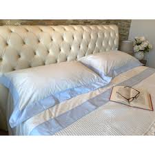 Completo Lenzuolo Matrimoniale Balza Raso Colore Celeste Dimensione Matrimoniale King Size