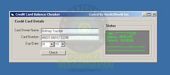 Check spelling or type a new query. Credit Card Balance Checker Tool 100 Tested Hack2world