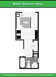 Adding a bedroom and bathroom to your home typically falls in the $35,000 to $84,000 range, depending on the room size, features and. 13 Primary Bedroom Floor Plans Computer Layout Drawings Home Stratosphere
