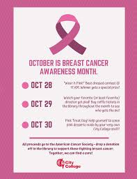 Nov 03, 2021 · according to the national breast cancer foundation, in 2021, approximately 43,600 women and 530 men will die from breast cancer in the u.s. Gainesville Breast Cancer Awareness Events City College