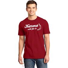 Sometime it's a pair of eyes or flowing gorgeous hair, other times it's the sky or a sunset. Karma Mens T Shirt Boomerang Spiritual Shirt Man Guys Motivational Inspiring Quotes Shirt Inspirational Shirts With Sayings T Shirts Aliexpress