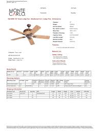 Light kit and remote control adaptable. 5gl52wi 52 34 Great Lodge Fan Weathered Iron Lodge Dimensions Manualzz