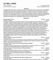 bank examiner resume example federal