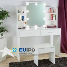 We did not find results for: Modern Led Light Dressing Table Makeup Desk 2 Drawers Mirror Stool Organiser Set Ebay