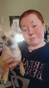 My Ophelia Rose.. She's 9 months old. She's my best friend... She's a  Chihuahua/Mini Pinscher mix. 🥰 *sometimes her lip gets stuck. Lol 😂😂  she's a goofy girl