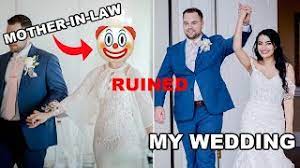 Instead of trying on wedding dresses for her big day, this bride decided to make her own — during her commute to work. Mother In Law Ruined Wedding With Photos Videos Mother In Law Wore Wedding Dress To My Wedding Youtube