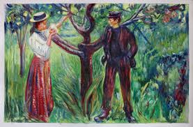 Adam and Eve 1909 - Edvard Munch Paintings